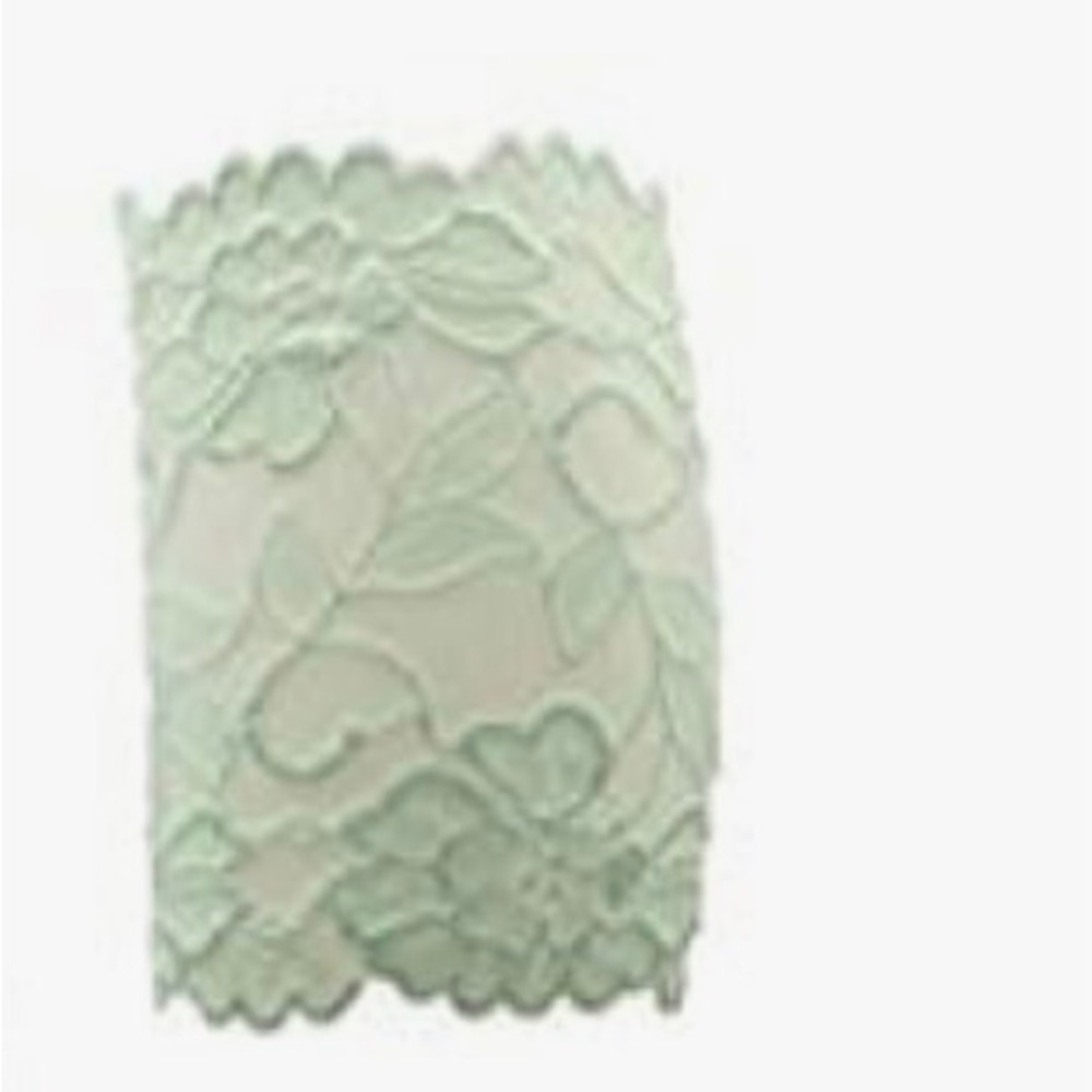 Lime Lace Stretch Boot Leg Cuffs